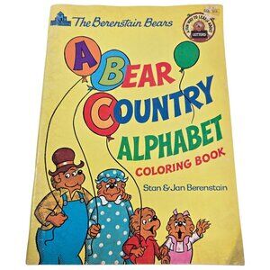 The Berenstain Bears A Bear Country Alphabet Coloring Book 1985 Vintage Learning
